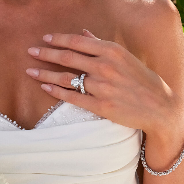 Lab-Created Diamond Rings